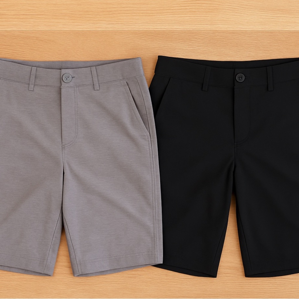 Johnnie O Golf Men's Black and Gray Shorts. Size 30
